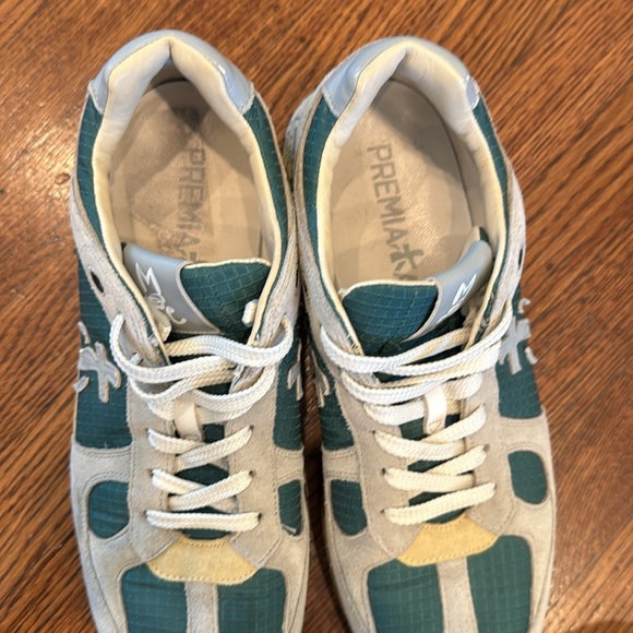 Premiata Mase 5680 Sneakers 💚 | Green Suede + Nylon | EU 44 - Picture 9 of 9